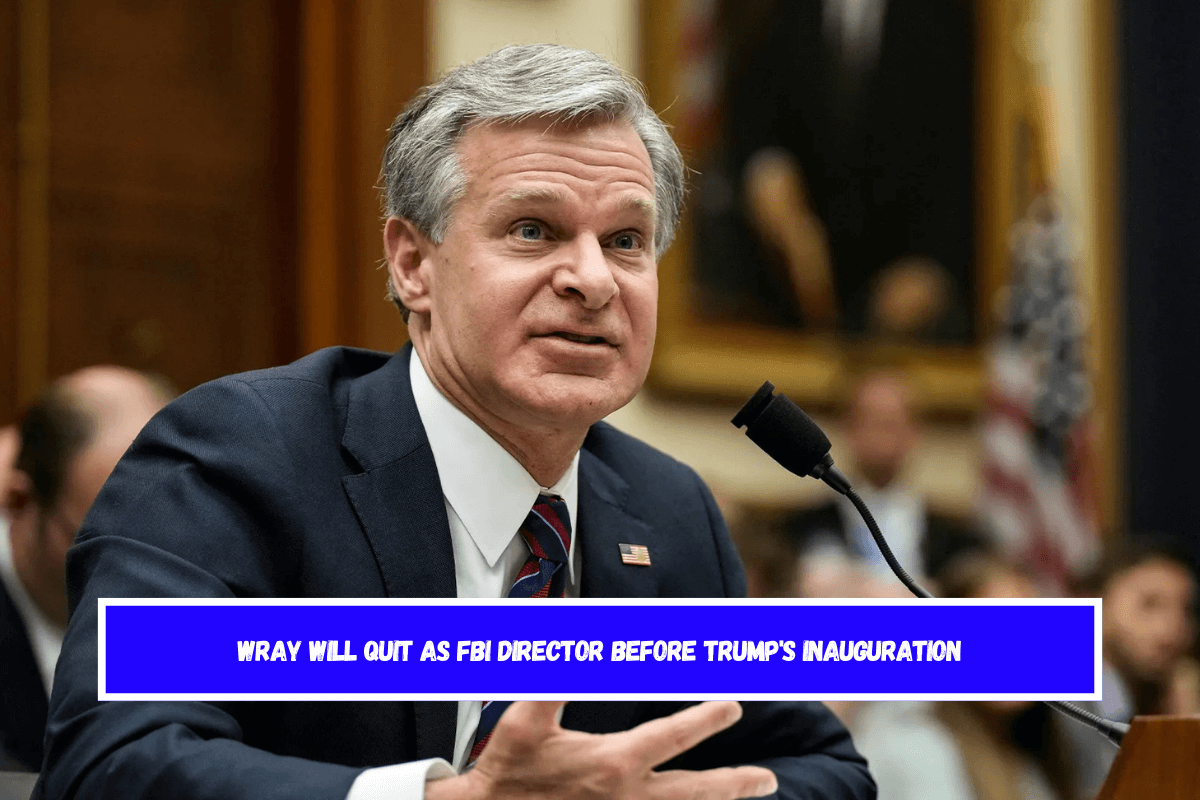 Wray will quit as FBI director before Trump's inauguration