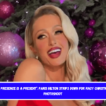 ‘My presence is a present’ Paris Hilton strips down for racy Christmas photoshoot