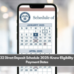 $1,832 Direct Deposit Schedule 2025: Know Eligibility and Payment Dates