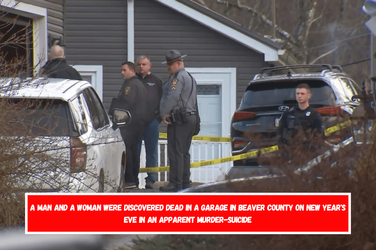 A man and a woman were discovered dead in a garage in Beaver County on New Year's Eve in an apparent murder-suicide