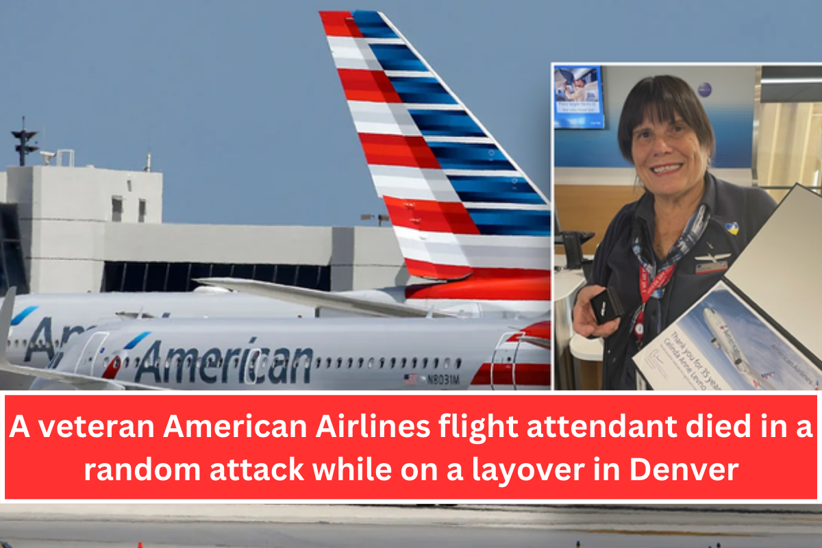 A veteran American Airlines flight attendant died in a random attack while on a layover in Denver