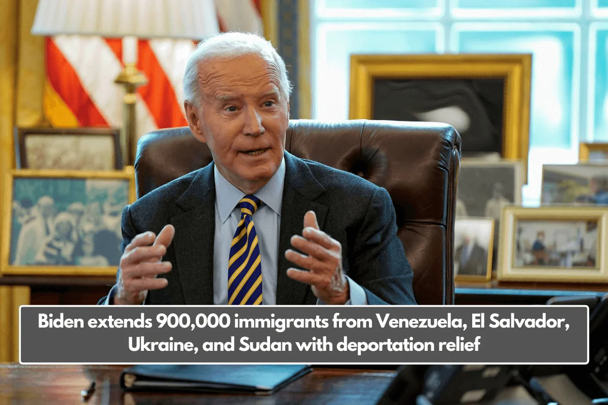 Biden extends 900,000 immigrants from Venezuela, El Salvador, Ukraine ...