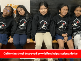 California school destroyed by wildfires helps students thrive