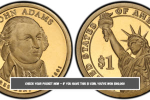 Check your pocket now — If you have this $1 coin, you’ve won $100,000