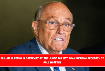 Giuliani is found in contempt by the judge for not transferring property to poll workers