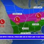 Huge winter storm will spread snow and ice from Plains to East Coast