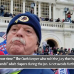 "It was a great time." The Oath Keeper who told the jury that her husband wore "Depends" adult diapers during the Jan. 6 riot avoids further jail time