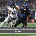 Jahmyr Gibbs shines as Detroit Lions win the NFC North title and clinch the top seed