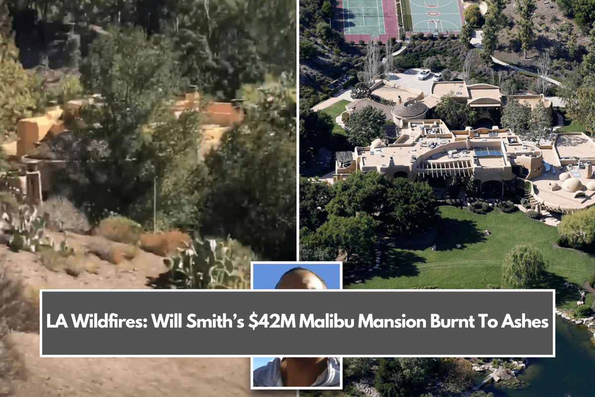 LA Wildfires: Will Smith’s $42M Malibu Mansion Burnt To Ashes