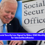 New Social Security Law Signed by Biden: $360 Monthly Boost for Selected Beneficiaries