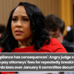 Non-compliance has consequences': Angry judge orders Fani Willis to pay attorneys' fees for repeatedly breaking open records laws over January 6 committee documents