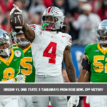 Oregon vs. Ohio State 5 Takeaways from Rose Bowl CFP Victory