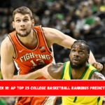 Week 10 AP Top 25 College Basketball Rankings Prediction