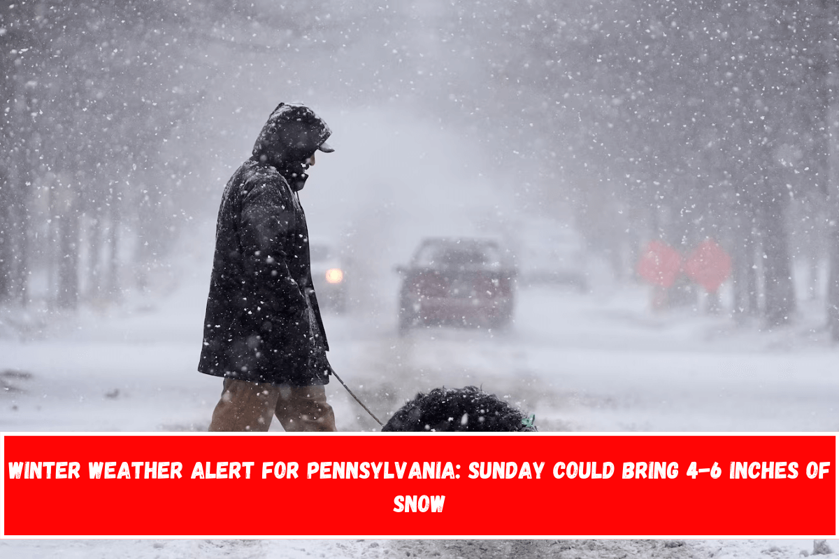 Winter Weather Alert for Pennsylvania Sunday Could Bring 4-6 Inches of Snow