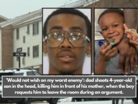 'Would not wish on my worst enemy': dad shoots 4-year-old son in the head, killing him in front of his mother, when the boy requests him to leave the room during an argument.