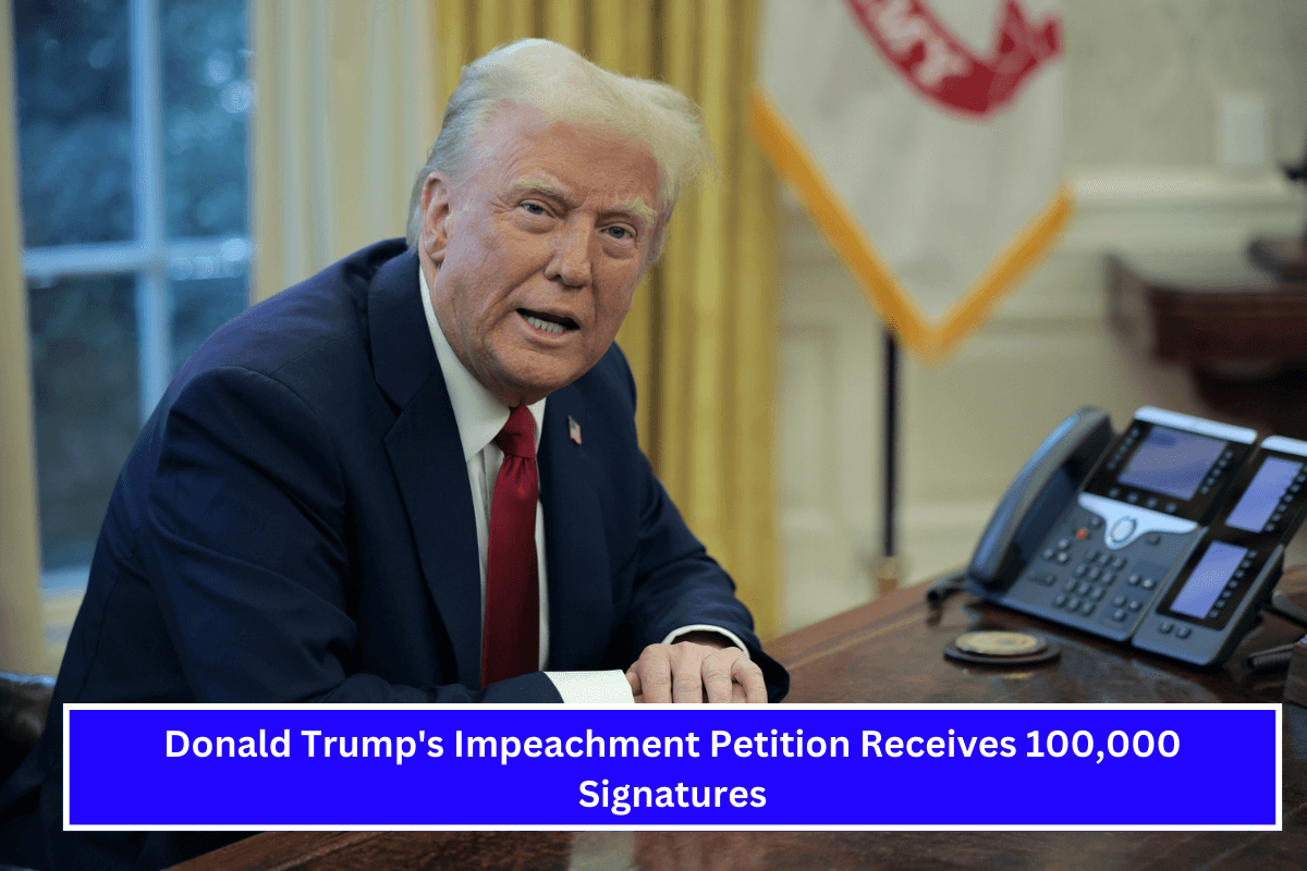 Donald Trump's Impeachment Petition Receives 100,000 Signatures