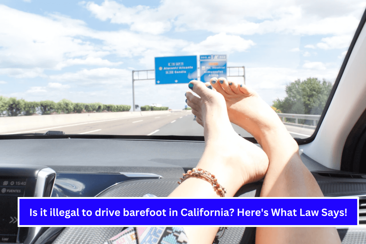 Is it illegal to drive barefoot in California Here's What Law Says!