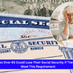 Retirees Over 65 Could Lose Their Social Security if They Do Not Meet This Requirement