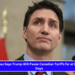 Trudeau Says Trump Will Pause Canadian Tariffs for at Least 30 Days