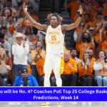 Who will be No. 4 Coaches Poll Top 25 College Basketball Predictions, Week 14