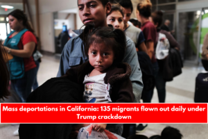 Mass deportations in California 135 migrants flown out daily under Trump crackdown