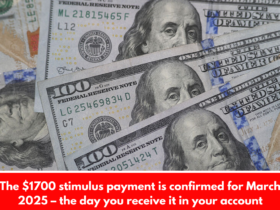 The $1700 stimulus payment is confirmed for March 2025 – the day you receive it in your account