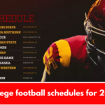 College football schedules for 2025