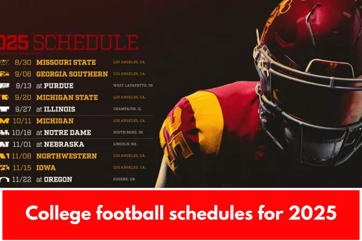 College football schedules for 2025