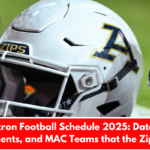 Akron Football Schedule 2025: Dates, Opponents, and MAC Teams that the Zips Miss