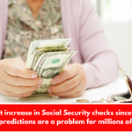 The worst increase in Social Security checks since this year – COLA predictions are a problem for millions of retirees