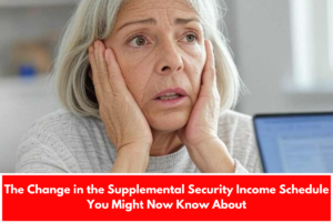 The Change in the Supplemental Security Income Schedule You Might Now Know About