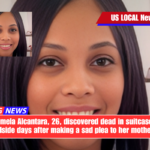 Missing Pamela Alcantara, 26, discovered dead in suitcase on the roadside days after making a sad plea to her mother