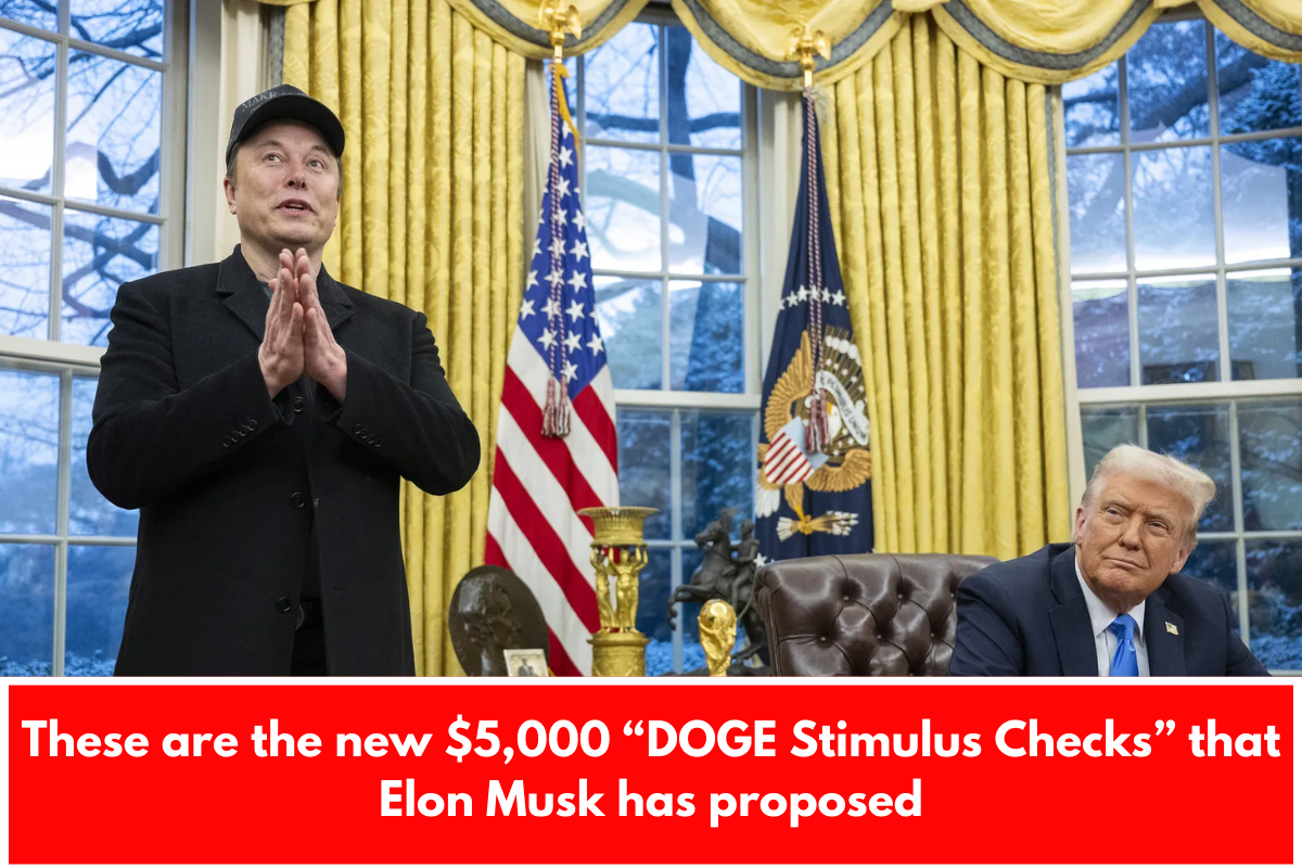 These are the new $5,000 “DOGE Stimulus Checks” that Elon Musk has proposed