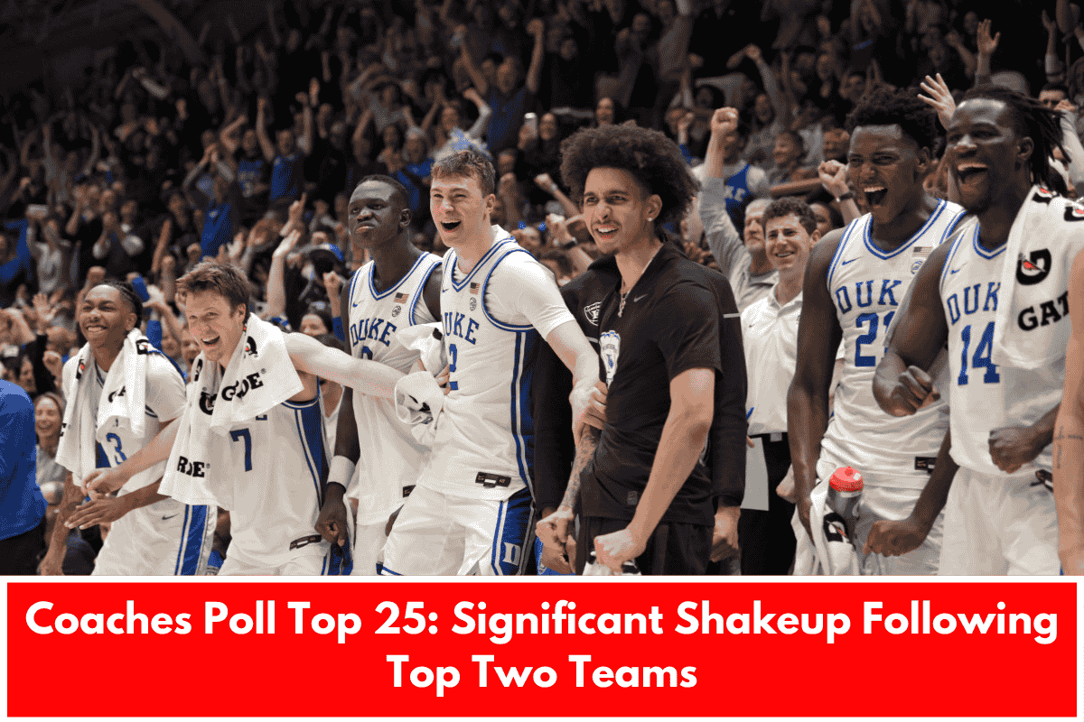 Coaches Poll Top 25: Significant Shakeup Following Top Two Teams