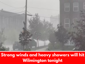 Strong winds and heavy showers will hit Wilmington tonight