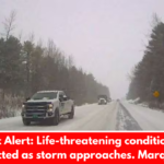 Urgent Alert: Life-threatening conditions are expected as storm approaches. Marquette