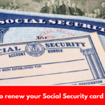 How to renew your Social Security card online