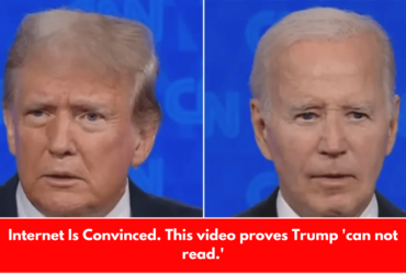 Internet Is Convinced. This video proves Trump 'can not read.'