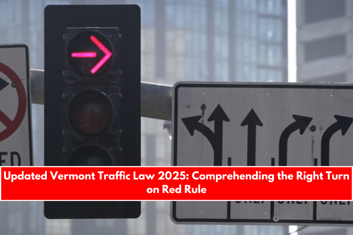 Updated Vermont Traffic Law 2025 Comprehending the Right Turn on Red Rule